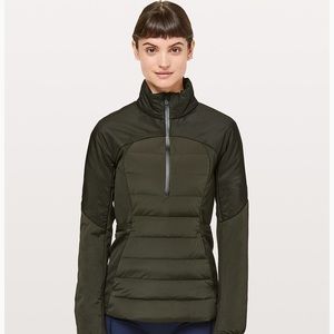 NWT lululemon down for it all pullover
